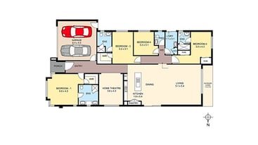 2D Colored Floor Plans - Convert Your CAD file to Colored Floor Plan - Services