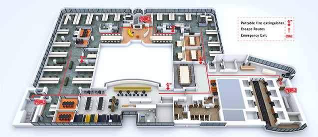 4 - Final Commercial Floor plans & Emergency Response maps - after - blog-1