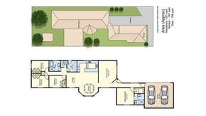 Colored Floor Plans - Commercial Real Estate - Convert Your Blueprints or CAD file - Services