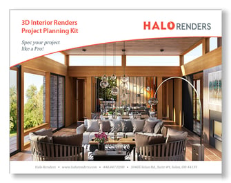 Residential Real Estate - Home Interiors - Rooms - 3D Architectural Renders - Project Planning Kit 2