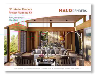 Residential Real Estate - Home Interiors - Rooms - 3D Architectural Renders - Project Planning Kit 2