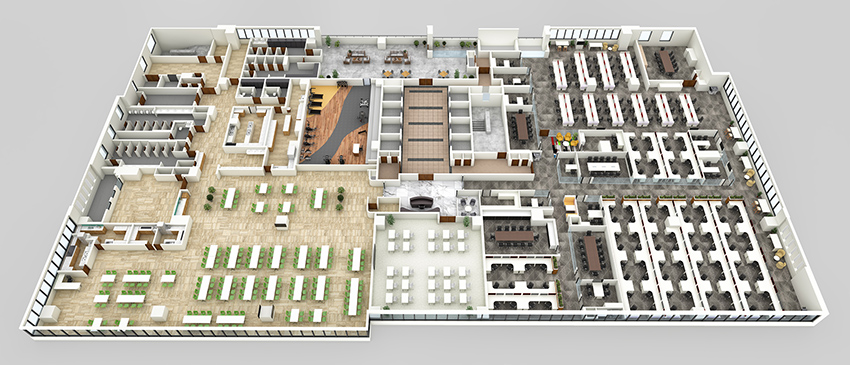 2D & 3D Emergency Floor Plans