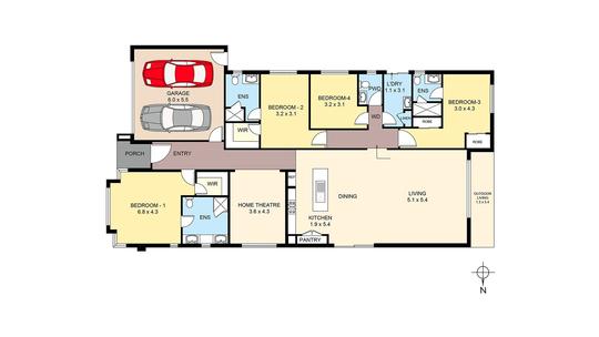 Residential 2D Floor Plans